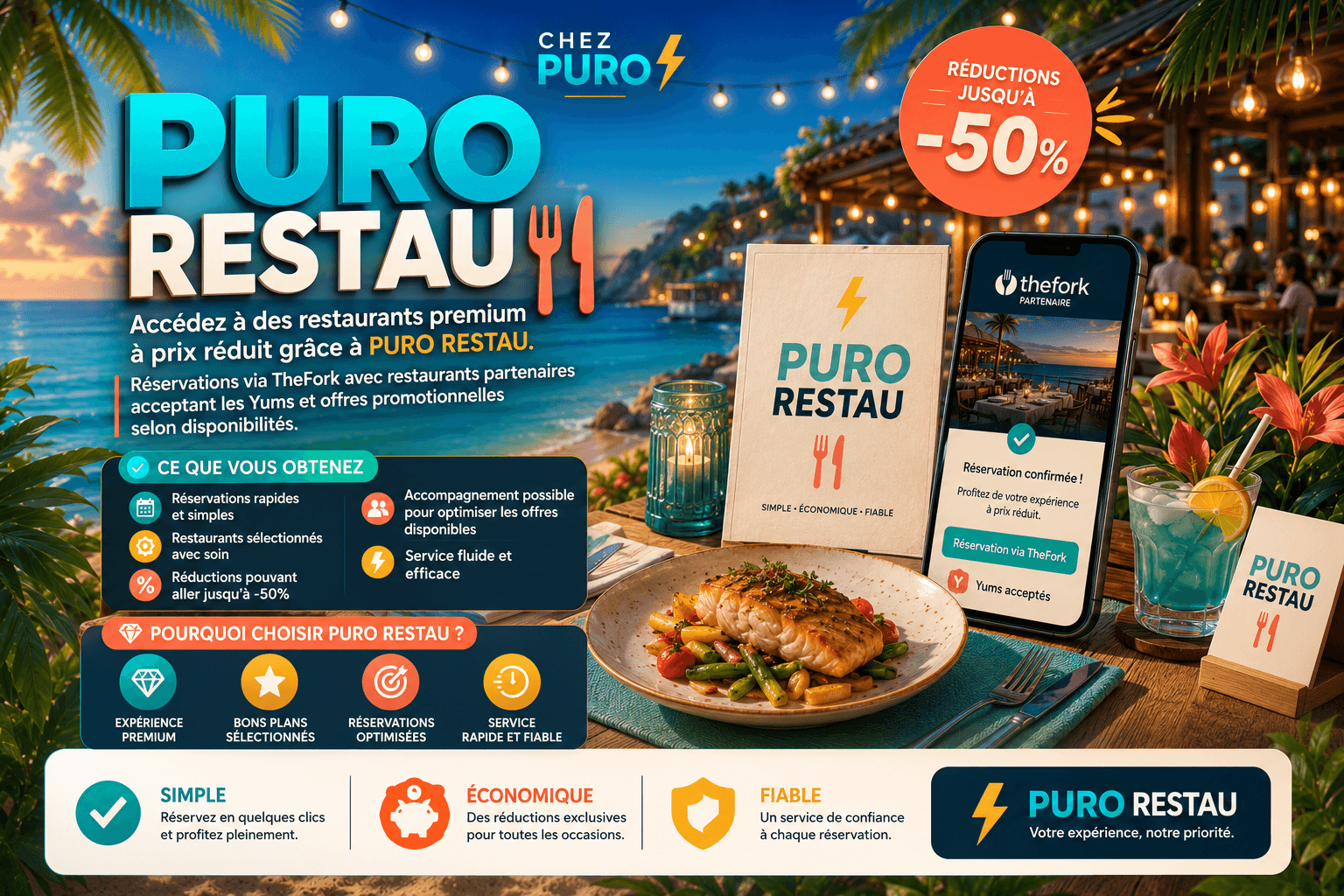 PURO RESTAURANTS IRL / -50%